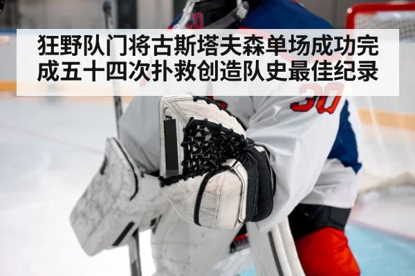 狂野队门将古斯塔夫森单场成功完成五十四次扑救创造队史最佳纪录